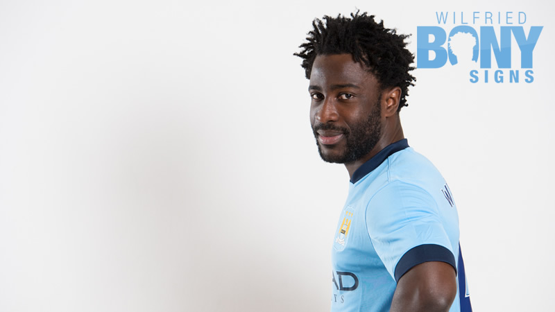 Wilfried Bony has completed a move to Manchester City from Swansea